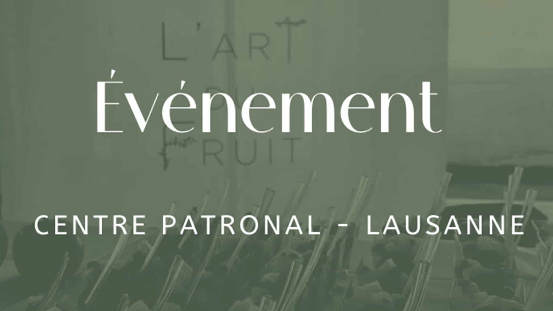 Évènement au centre patronal de Lausanne