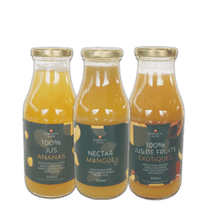lot bouteilles jus mangue