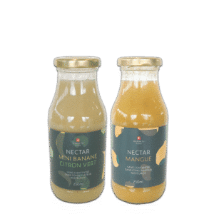 lot de deux bouteille de jus